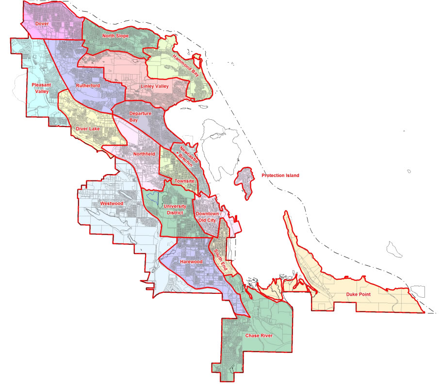 Nanaimo Map